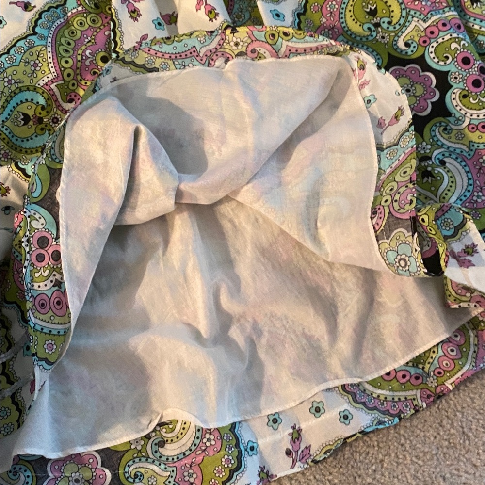 Laundry by Shelli Segal 100% cotton skirt size 2 - Picture 7 of 8